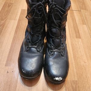 Timberland Black Textured Fabric